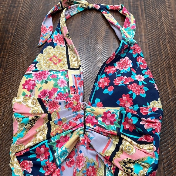 JOHNNY WAS Japer Plunge One Piece - Picture 7 of 13